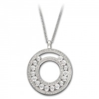Lovely Crystals White Pendant